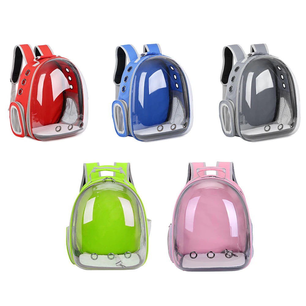 Cat Carrier Bag Outdoor Pet Shoulder bag Carriers Backpack Breathable Portable Travel Transparent Bag For Small Dogs Cats Pawzies