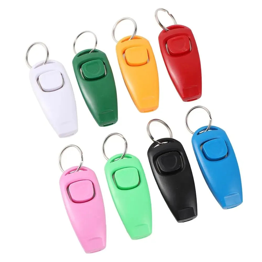 1 Pc Pet Dog Whistle And Clicker Pet Multifunctional 2-in-1 Clicker Puppy Stop Barking Training Aid Clicker Portable Trainer Pawzies