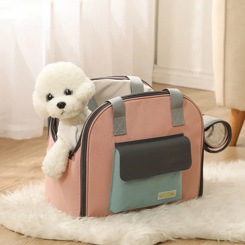 Dog Backpack Puppy Handbags Dog Transport Bag Pet Backpack Multifunctional Tent Pet Bag Puppy Carrier Pet Single Shoulder Bag Pawzies