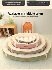 Suede Velvet Dog Bed Soft PP Cotton Filling Keep Warm Sleeping Mat for Small Medium Big Dogs for All Seasons Pet Accessories Pawzies