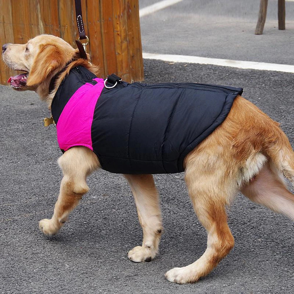 Pet Dog Clothes Winter Warm Big Dog Coat Puppy Clothing Waterproof Pet Vest Jacket For Small Medium Large Dogs Golden Retriever Pawzies