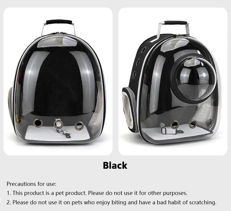 Cat Carrier Bag Outdoor Pet Shoulder bag Carriers Backpack Breathable Portable Travel Transparent Bag For Small Dogs Cats Pawzies