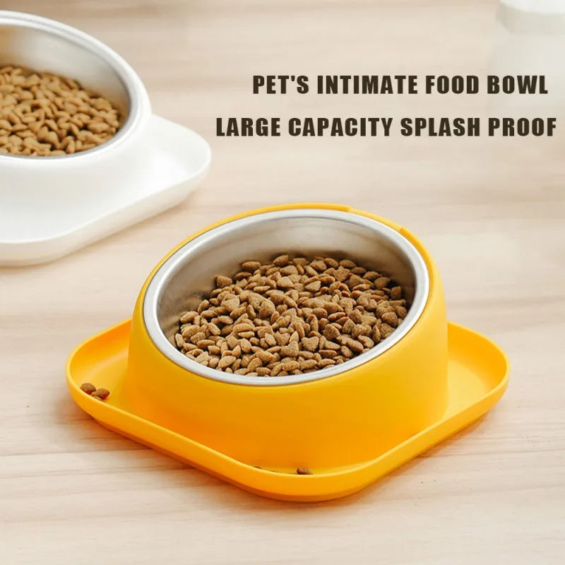 Pet Food Bowl 15 Degrees Slope Safeguard Neck Anti-Ant Cat Feeder Anti-overturning Non-Slip Bowl For Cats Dogs Kitten Puppy Pawzies