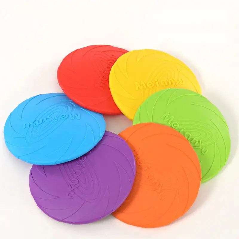 OUZEY Bite Resistant Flying Disc Toys For Dog Multifunction Pet Puppy Training Toys Outdoor Interactive Game Pet Dogs Products Pawzies