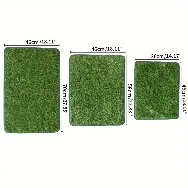 Artificial grass dog toilet mat pet training lawn mat washable reusable cat and dog toilet training mat dog peeing lawn Pawzies