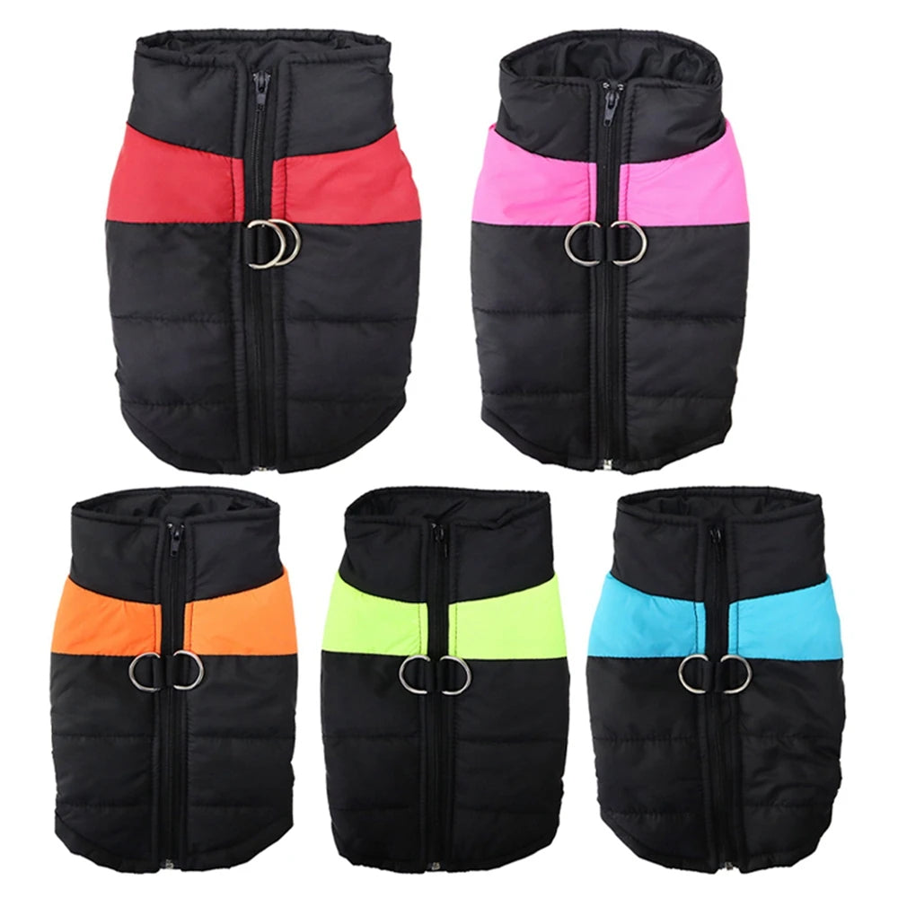 Pet Dog Clothes Winter Warm Big Dog Coat Puppy Clothing Waterproof Pet Vest Jacket For Small Medium Large Dogs Golden Retriever Pawzies