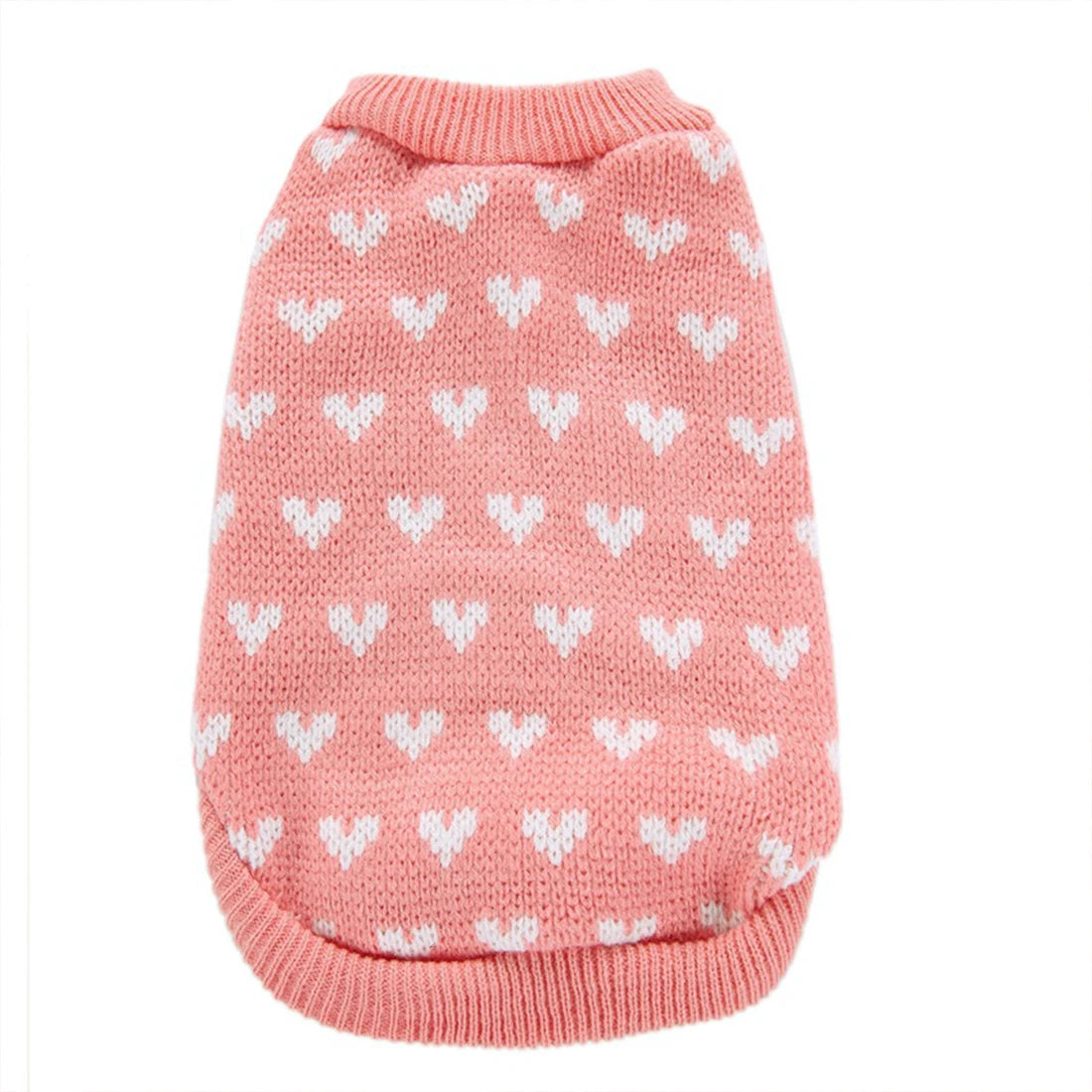 Cute Cat Sweater Classic Heart Graphic Cat Clothes Soft Warm Pet Clothing For Autumn And Winter Pawzies