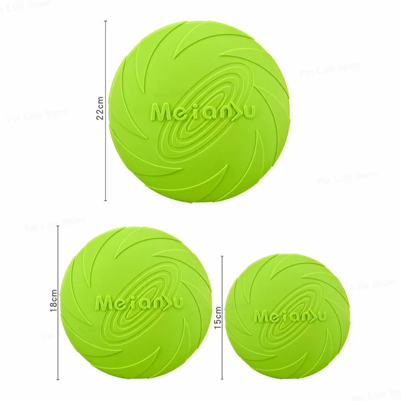 OUZEY Bite Resistant Flying Disc Toys For Dog Multifunction Pet Puppy Training Toys Outdoor Interactive Game Pet Dogs Products Pawzies