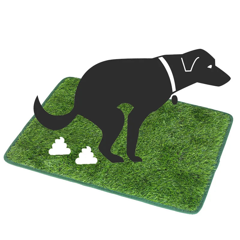 Artificial grass dog toilet mat pet training lawn mat washable reusable cat and dog toilet training mat dog peeing lawn Pawzies