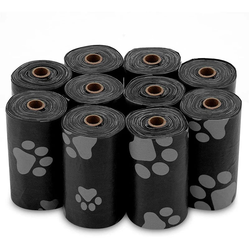 120 rolls Dog Poop Bag Outdoor Cleaning Poop Bag Outdoor Clean Pets Supplies for Dog 15Bags/Roll Refill Garbage Bag Pet Supplies Pawzies