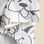 Dog Clothing Summer New Fashion Cute Black and White Print Cat Clothing Small Dog Pet Supplies Pawzies