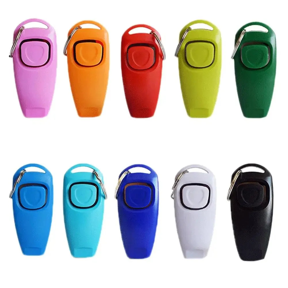 1 Pc Pet Dog Whistle And Clicker Pet Multifunctional 2-in-1 Clicker Puppy Stop Barking Training Aid Clicker Portable Trainer Pawzies