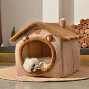 Popular FourSeasons Universal Cat and Dog Nest House Removable and Washable Small Dog Teddy Pet Bedding Suppliesдомик для кошки Pawzies