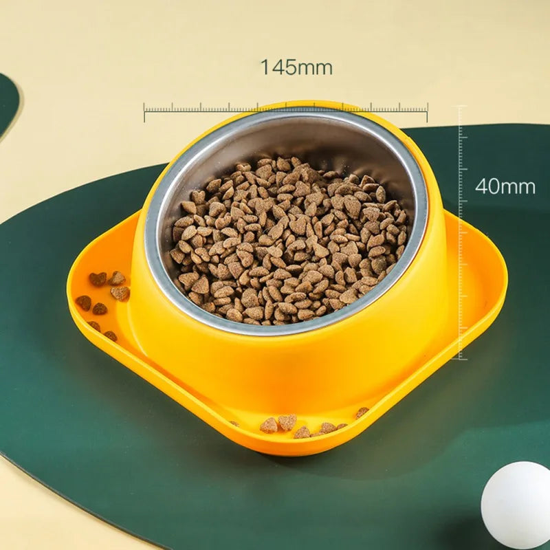 Pet Food Bowl 15 Degrees Slope Safeguard Neck Anti-Ant Cat Feeder Anti-overturning Non-Slip Bowl For Cats Dogs Kitten Puppy Pawzies