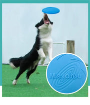 OUZEY Bite Resistant Flying Disc Toys For Dog Multifunction Pet Puppy Training Toys Outdoor Interactive Game Pet Dogs Products Pawzies