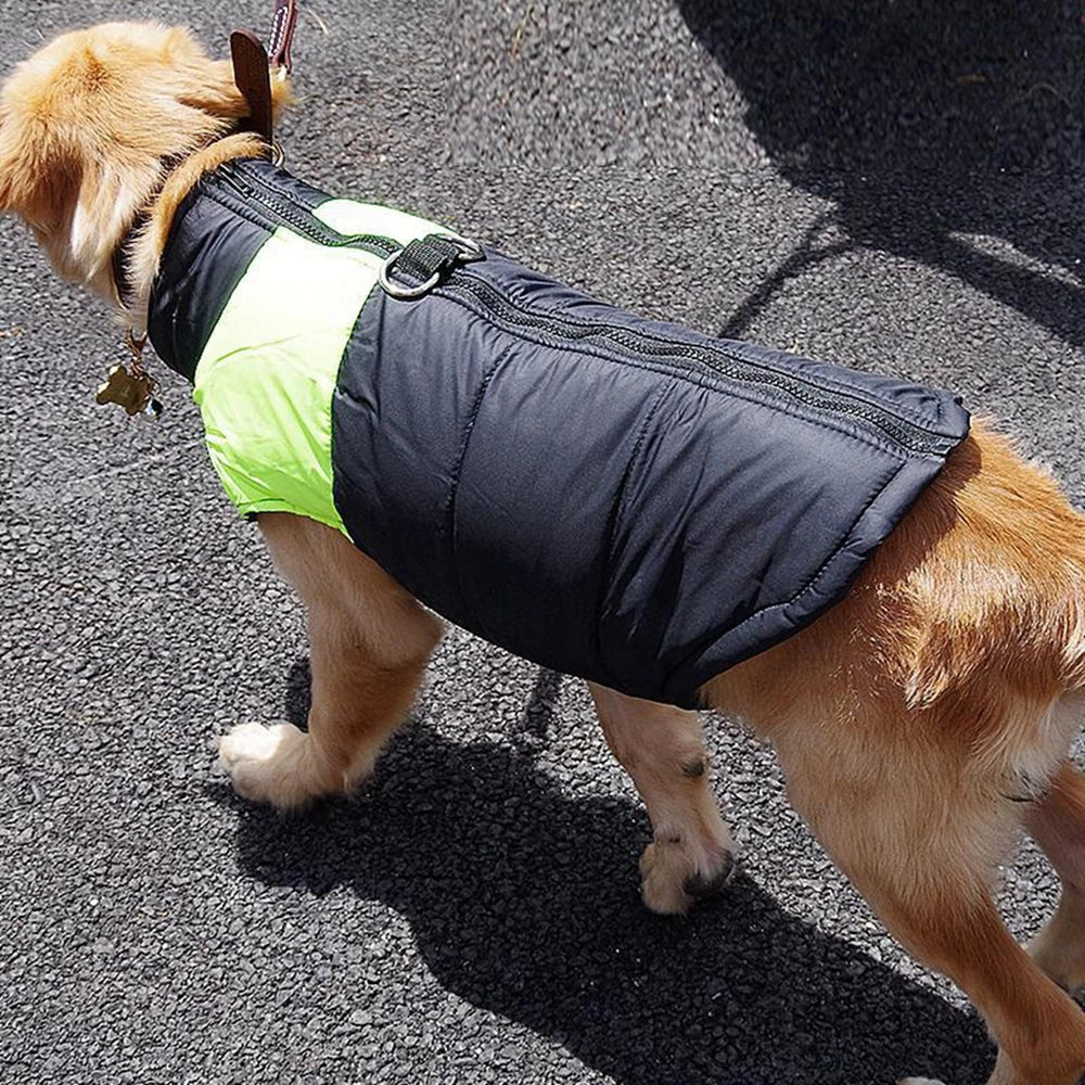 Pet Dog Clothes Winter Warm Big Dog Coat Puppy Clothing Waterproof Pet Vest Jacket For Small Medium Large Dogs Golden Retriever Pawzies